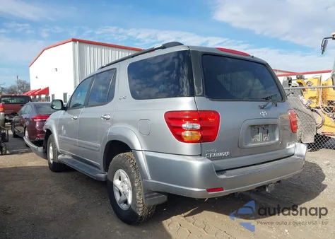 2002 Toyota Sequoia Sr5 V8 z USA, uszkodzony, nr VIN 5TDZT34A12S126791